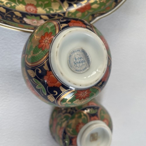 Japanese Dish Set John Jenkins Porcelain Multicolored - Picture 11 of 12