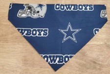 NFL COWBOYS Pet Dog Over Collar Slide On Bandana Scarf - 11" W NEW