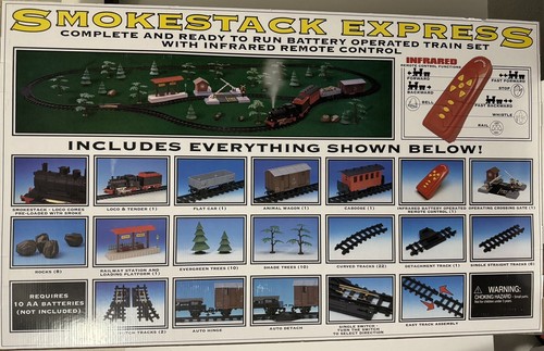 Life-Like Trains Battery Operated Smokestack Express. Remote Control. Walthers - Picture 2 of 2