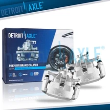 Pair Front Brake Calipers w/Bracket Assembly for Toyota Camry Avalon Lexus ES350