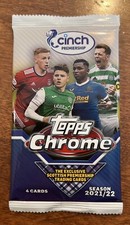 Topps Chrome Soccer 2021 2022 Cinch Premiership Scottish - Factory Sealed