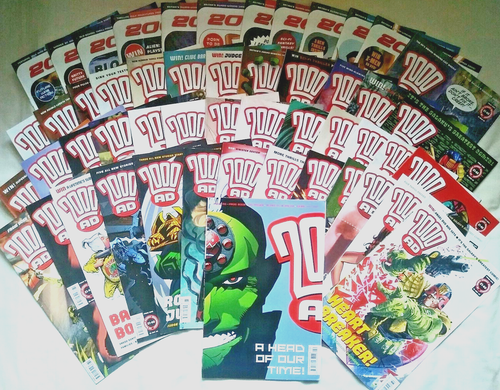 2000 AD Progs 1223-1272 & Prog 2002 '100-Pages Edition' (Rebellion Jan-Dec 2001)
