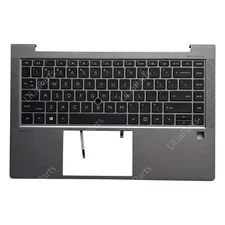 For HP Zbook Firefly 14 G7 G8 Palmrest US Backlit Keyboard M36447-001 Top Case