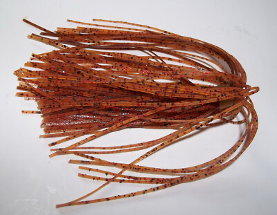 (5) D&J Lures Silicone Spinnerbait Skirts-(Texas Pumpkin)-Bass Fishing-''NEW''