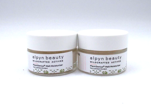 Lot/2 Alpyn Beauty Wildcrafted Actives Plant Genius Melt Moisturizer ~ .5 oz x 2