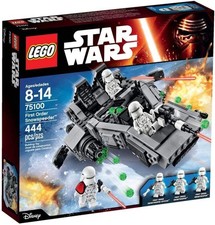 **RETIRED** SEALED BRAND NEW Lego Star Wars Set 75100 - First Order Snowspeeder