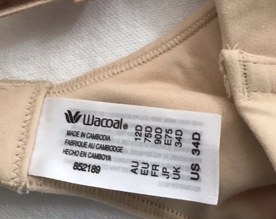 Wacoal 852189  How Perfect Wire Free T-shirt bra size 34D - Image 3 of 4