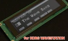 Korg Wavestation EX black LED LCD Display Upgrade Plug-and-Play No Soldering