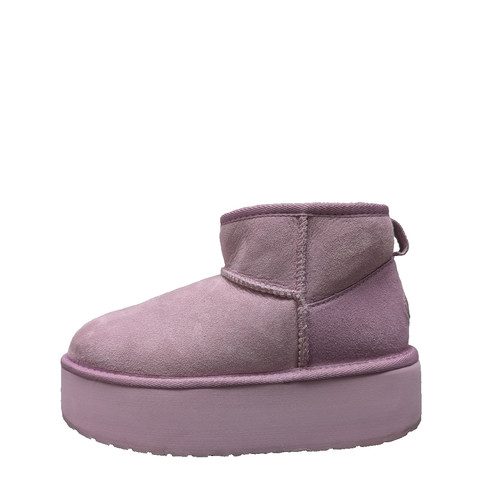 Emu Australia Platform Booties Womens 8 Stinger Micro Flatform Sheepskin FP Boot