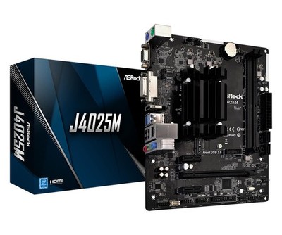 ASRock J4025M Intel  Dual-Core Processor J4025 (Up to 2.9 GHz) Motherboard