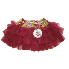 NEW Matilda Jane girls skirt 10 maroon Character Counts Sylvia tutu Russian doll