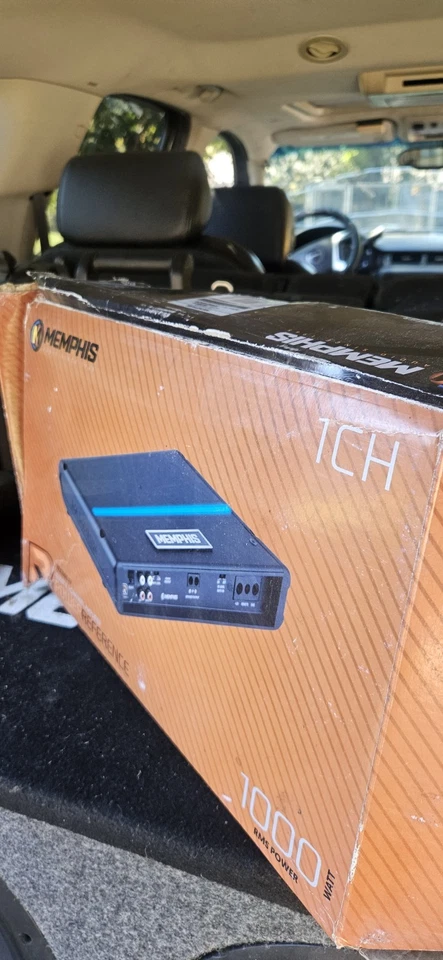 Amplificador de audio mono Memphis PRXA1000.1 1000W - negro Foto 2 de 2