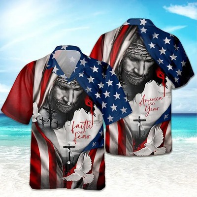 Quote United State 250th Anniversary Hawaiian Shirt