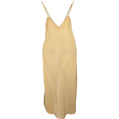 butter yellow satin slip dress Lady Black Tie - Blaine Maxi Dress - Butter Yellow Satin Slip Dress