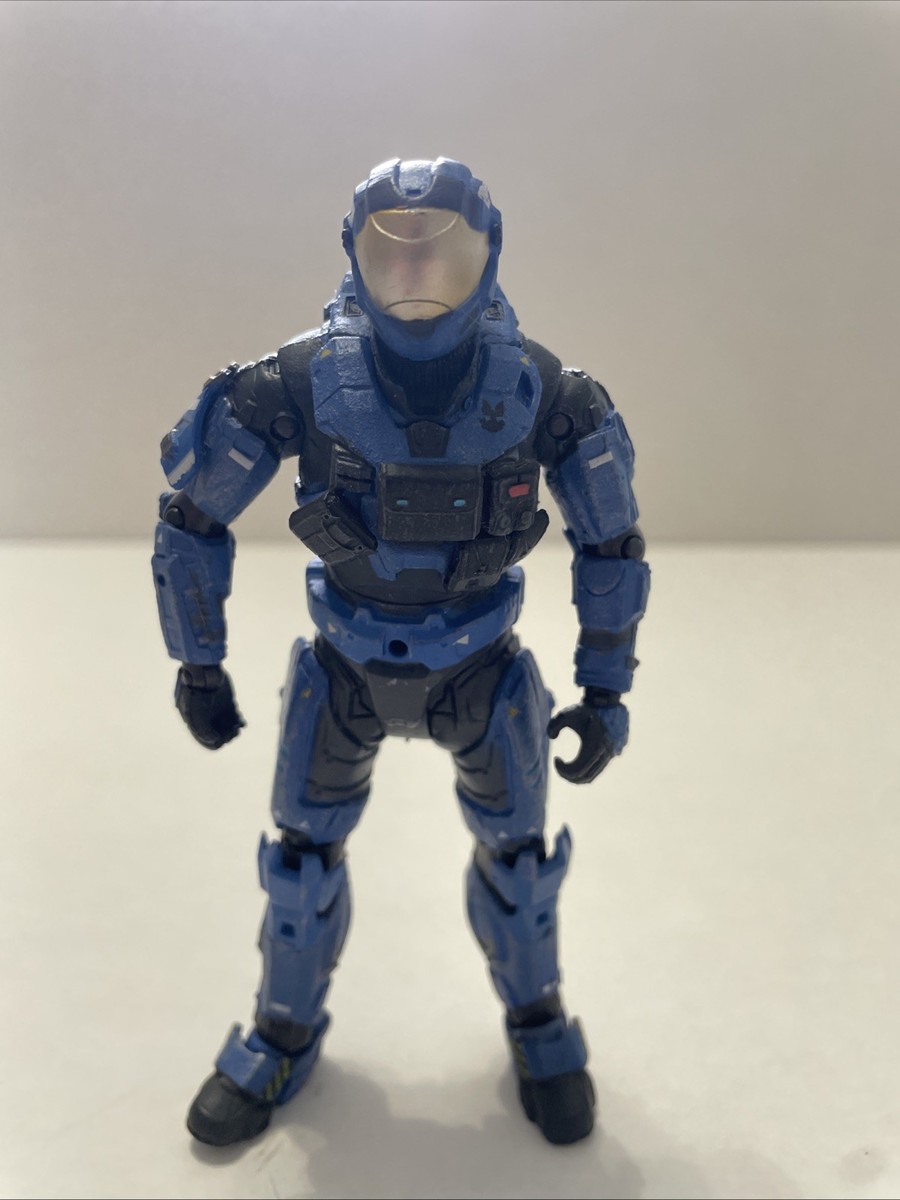 Halo Reach McFarlane Toys Blue Spartan Security Series Figure Toys R Us  *RARE*