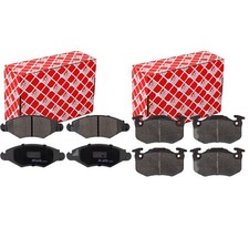 FEBI BREMSBELÄGE VORNE+HINTEN passend für Peugeot 206 2A/C 206 SW 2E/K
