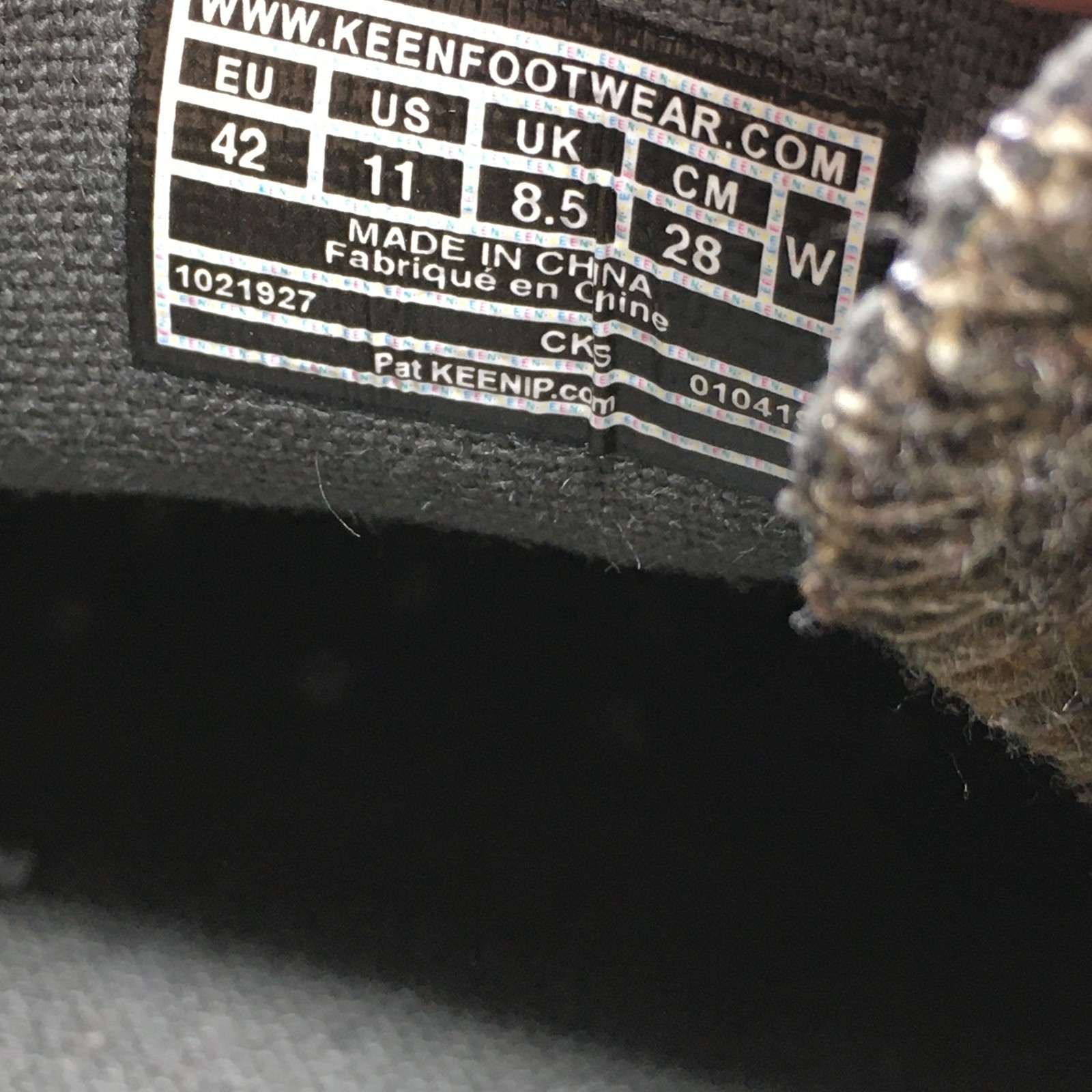 Scarpe Keen Elsa III sneakers donna taglia 11 verde marrone a quadri casual stringate