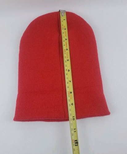 Beanie SpongeBob SquarePants Beanie Winter Hat Red Knit Boys Nickelodeon Logo - Picture 5 of 9