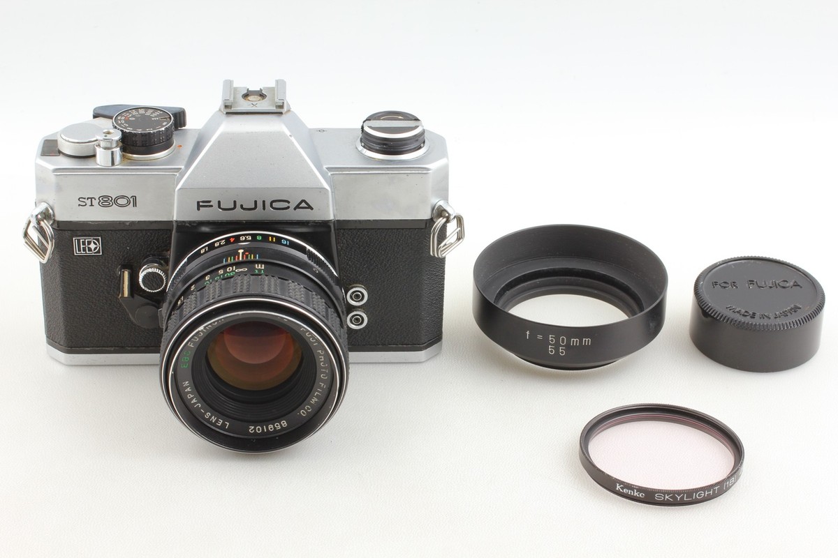 Exc+5 w/ Hood ] FUJICA ST801 35mm Film Camera EBC FUJINON