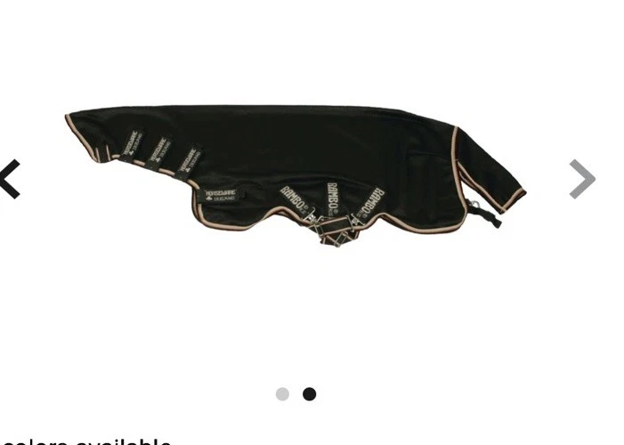 NUEVO $149 Horseware Ireland Rambo Pony Mini Dustbuster Alfombra de Espectáculo Negro Naranja 48 Foto 4 de 4