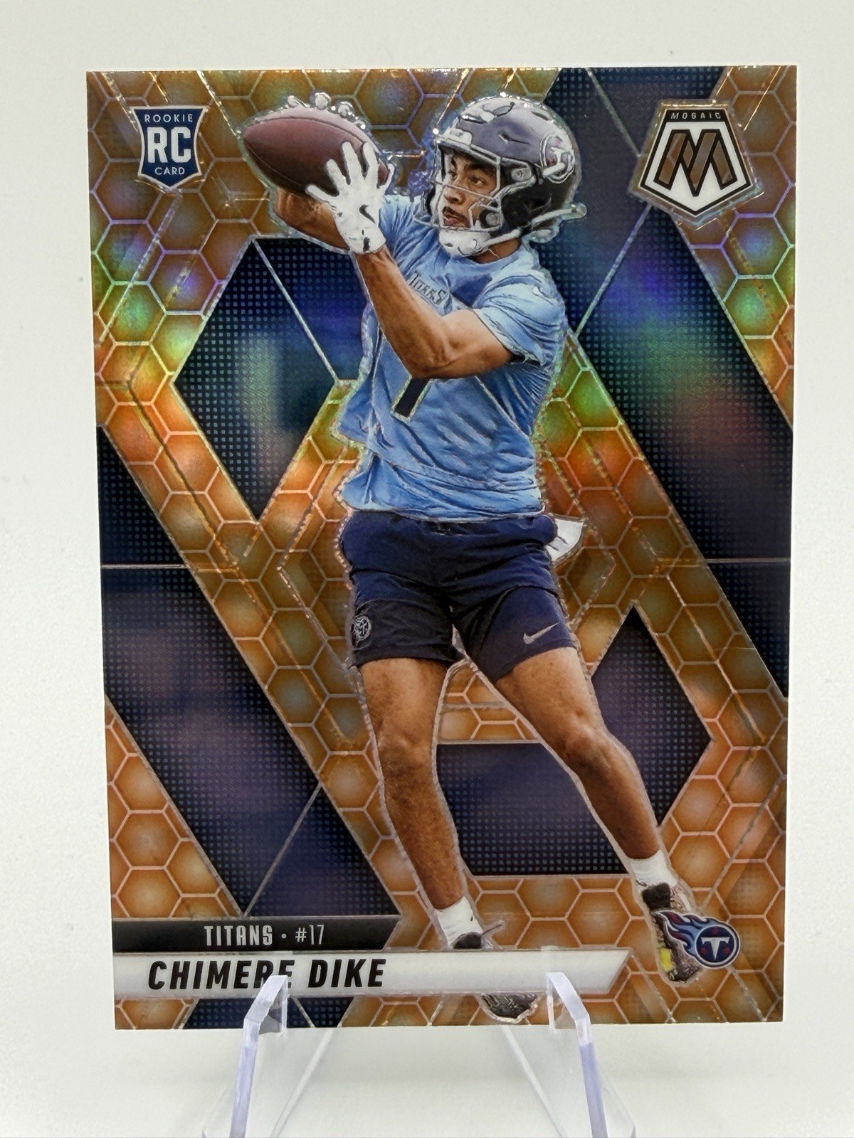 2025 Mosaic Chimere Dike Rookie RC #356 Honeycomb SSP Case Hit
