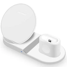 3 in 1 Fast Wireless Charger Dock Station for iPhone AirPods Apple Watch