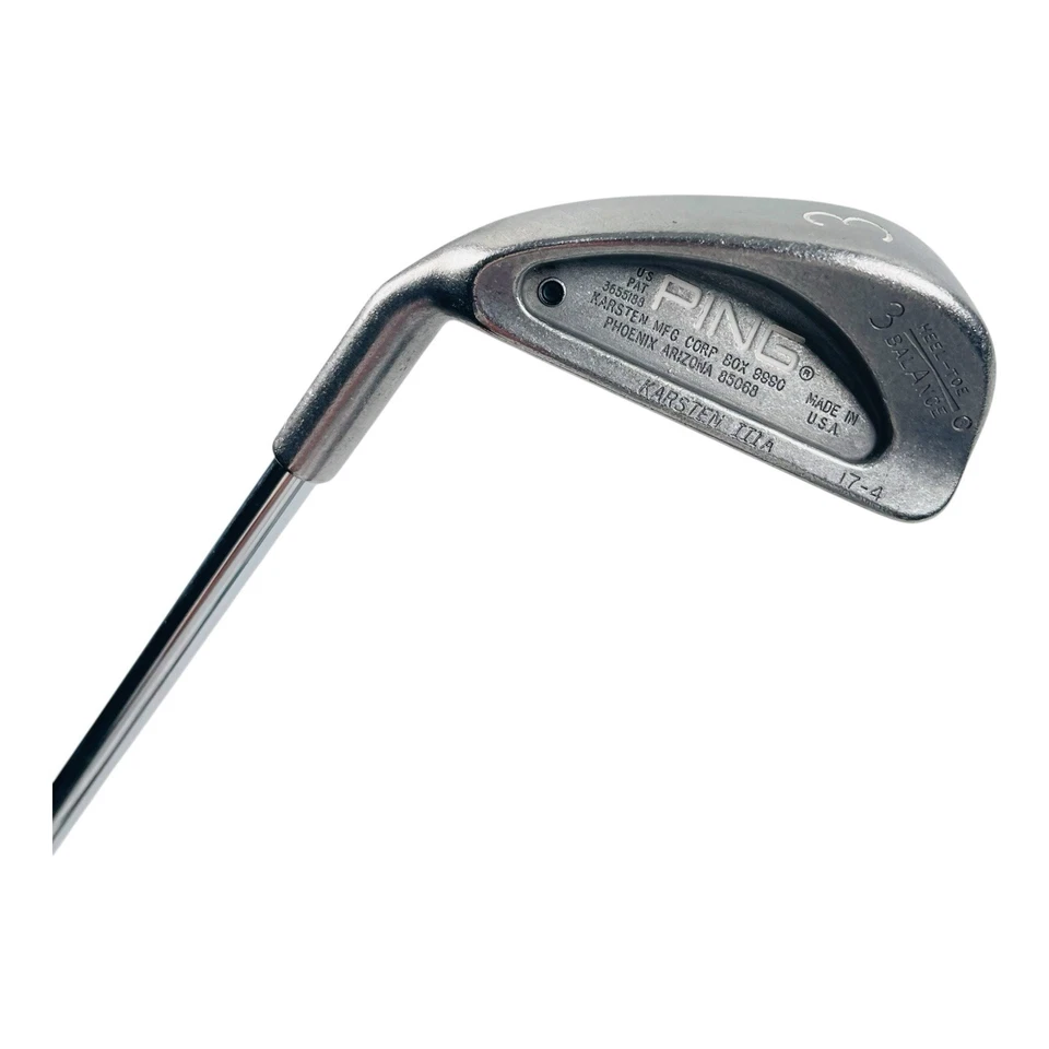 Ping Karsten IIIA Black Dot 3 Iron Toe-Heel Balance 17-4 ZZ Light Steel 38.5" LH - Image 3 of 4