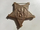 Antique Brass Grand Army of the Republic Badge, 1861-1866