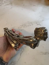 RARE VINTAGE 1930-1940sCHROME/FLYING LADY GODESS/ NUDE/FIGURE/HOOD ORNAMENT LQQK