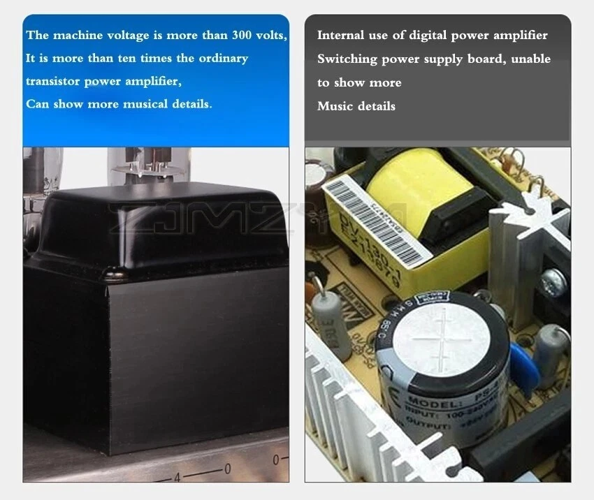 HiFi EL34 Class A Valve Tube Stereo Power Amplifier Röhrenverstärker Audio Amp - Bild 2 von 4