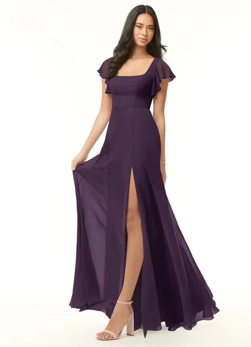 purple formal dresses cheap V Neck Purple Lace Long Prom Dress, Lilac Lace Formal Dress, Purple Ev –  Simplepromdress