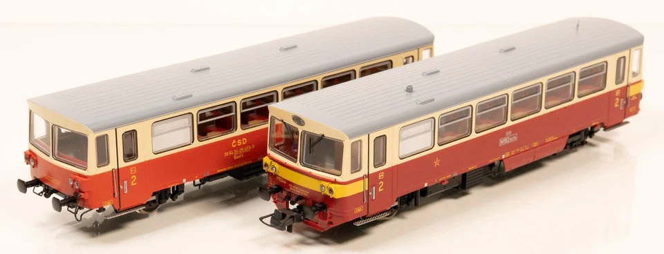 Roco H0 70374 Dieseltriebwagen Reihe M 152.0 mit Beiwagen der CSD Epoche IV - Bild 4 von 4