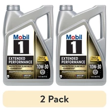 (2 pack) Mobil 1 Extended Performance Full Synthetic Motor Oil 10W-30, 5 Quart