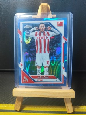 2025-26 Topps Chrome Bundesliga Said El Mala RC Blue Lava Refractor /150