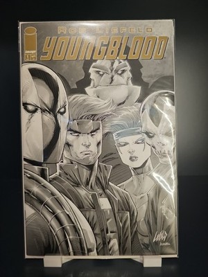 YOUNGBLOOD #1 - HTF LIEFELD VARIANT (IMAGE COMICS)