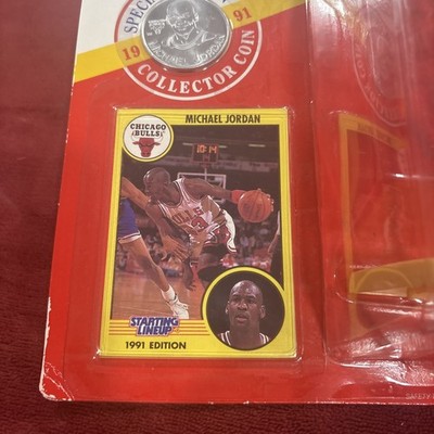 Kenner マイケルジョーダン 1991 フィギュア 3stモデル　NBA Kenner Starting Lineup MIchael Jordan Action Figure for sale