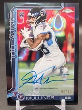 💥2025 Topps Chrome Kalel Mullings Black Refractor On Card Auto /10 RC SSP