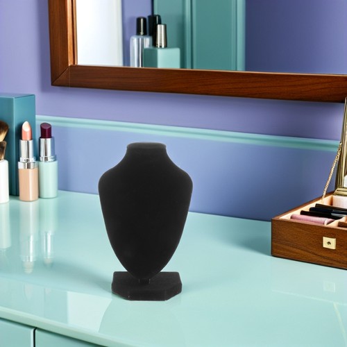 2 Count Necklace Display Stand Travel Holder Mannequin Bust Model - Picture 8 of 12