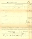 Civil War Payment Voucher - 2nd Lt. Henry Dietrich