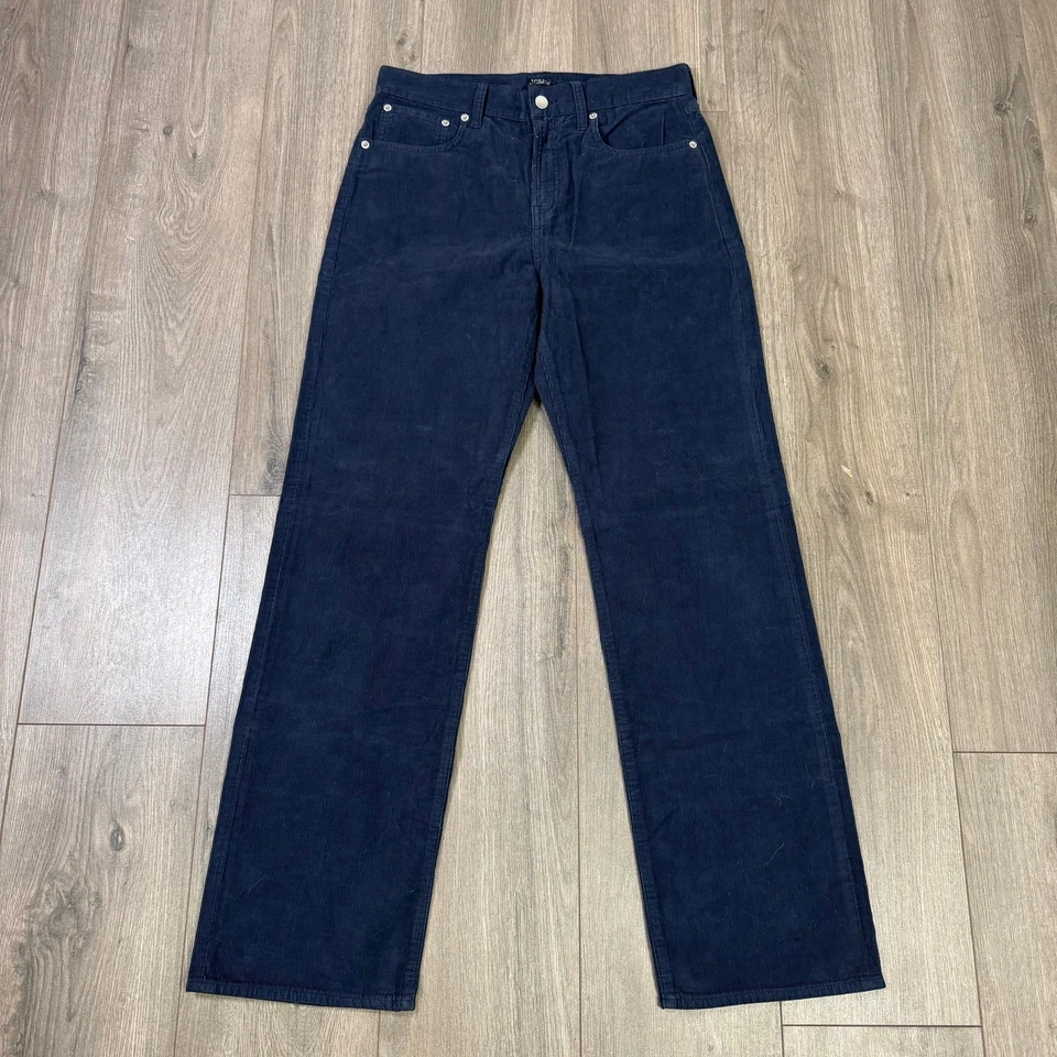 Pantalones informales J Crew sueltos rectos de pana para mujer EE. UU. 27 nuevos Foto 2 de 4