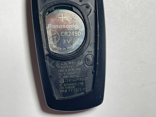 OEM BM 7 SERIES 3 BUTTON SMART KEY KEYLESS REMOTE KEY FOB 9 312 523-3 YGOHUF5767 - Picture 3 of 5