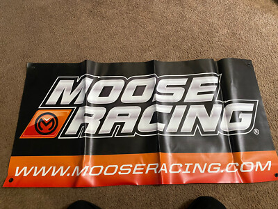 moose racing motocross banner shop/garage banner 