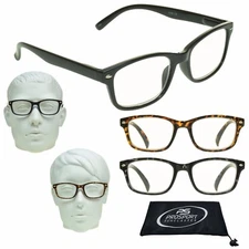 Progressive Multifocal Computer Vision Reading Glasses 3 Zones