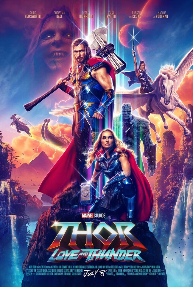 Thor Love And Thunder movie poster (b) - 11" x 17"