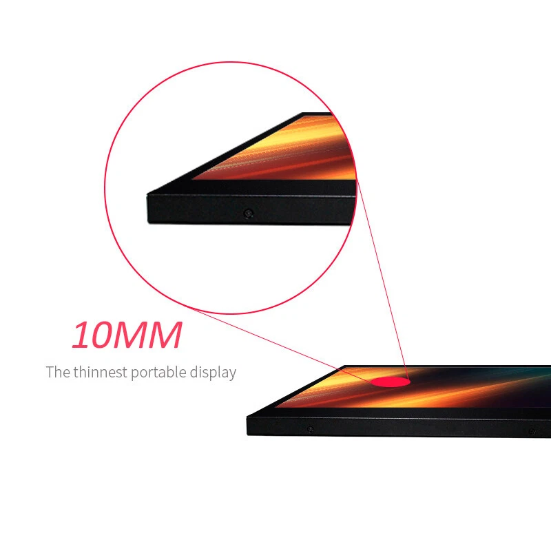 11.6'' Portable USB Type-C Monitor HDMI Second Monitor HD 1920x1080p IPS Screen - Image 2 of 4