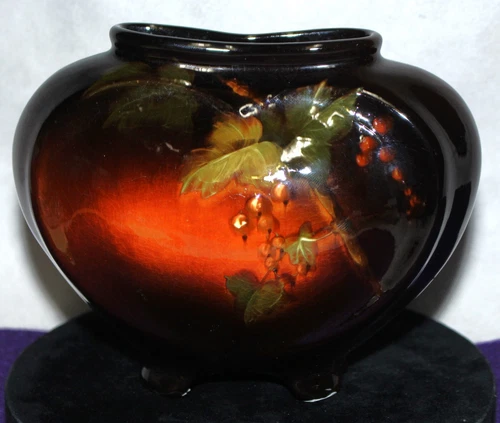 Antique Weller Louwelsa Art Pottery Vase Hand Painted Floral Arts and Crafts