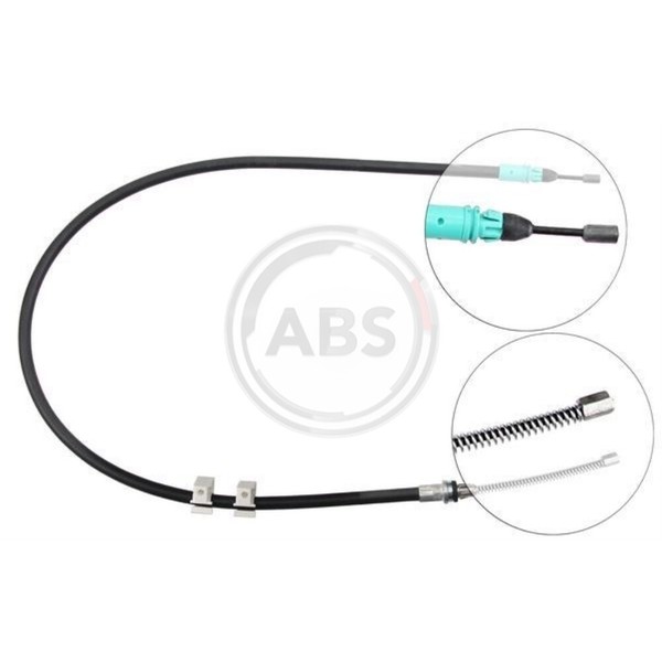 A.B.S. Handbremsseil Bremsseil Links Rechts Passend FüR Smart Fortwo Coupe-image