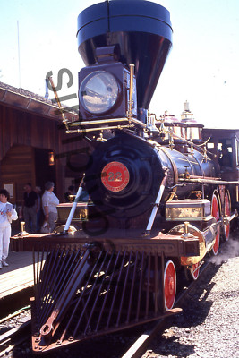 2 Photo Slides Rail Fair V & T Rail Road INYO #22, Sacramento, CA 1991