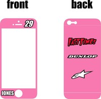 I-phone Sticker Kit By Fast Times (pink) Clean Series I-phone Sticker Kit By Fast Times (pink) Clean Series
