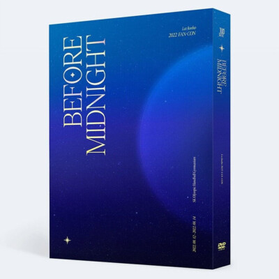 2PM LEE JUNHO 2022 FAN-CON [BEFORE MIDNIGHT] DVD /2 CD+Book+4 Photo+Stand+2 Card